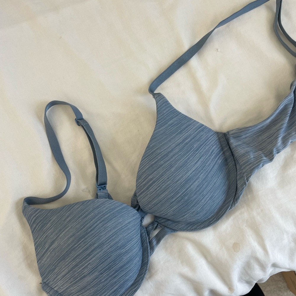 Victoria's Secret Heathered Blue Bra